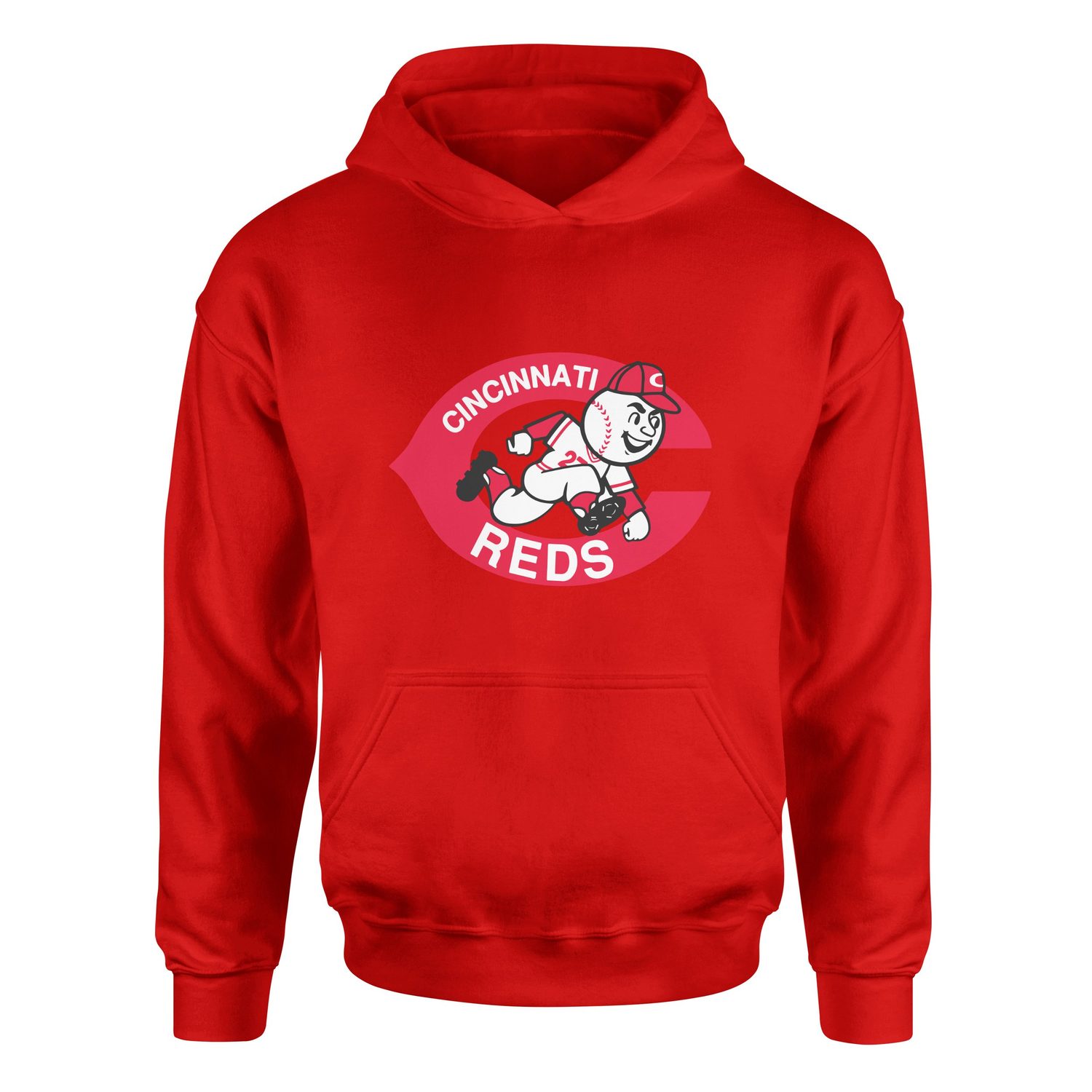 Cincinnati Reds | Mr. Red 80’s Hoodie XL - Kırmızı
