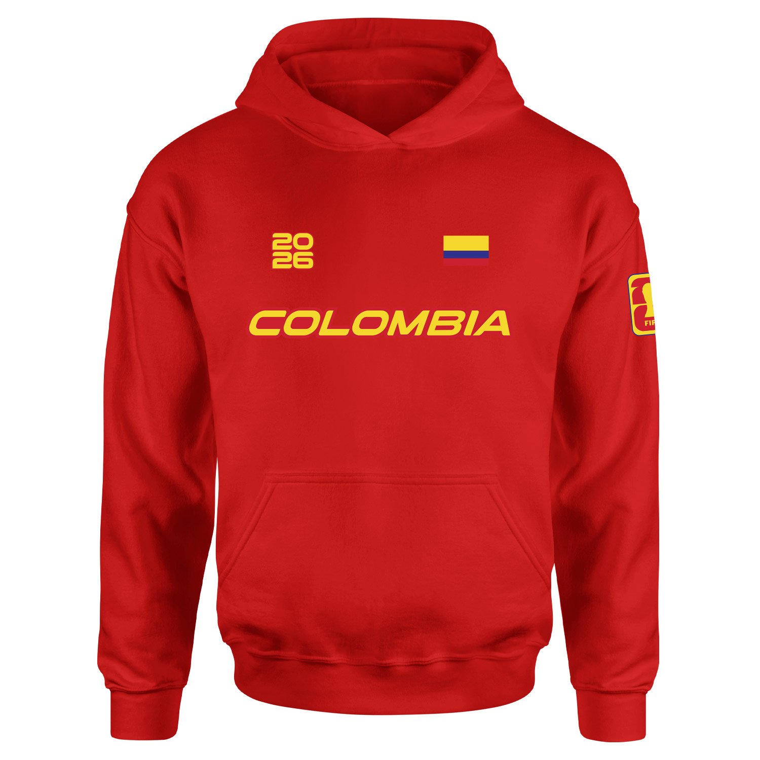 Kolombiya 2026 Hoodie XXL - Kırmızı
