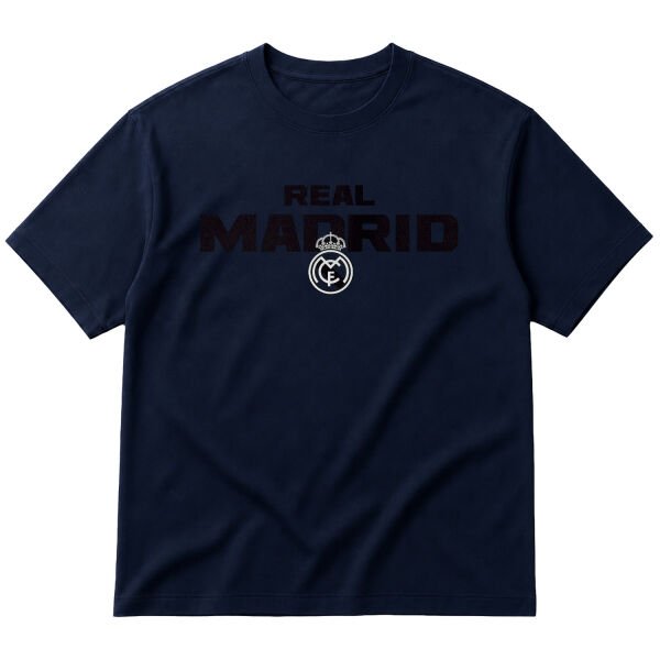 REAL MADRID Oversize Tişört L - İndigo Mavisi