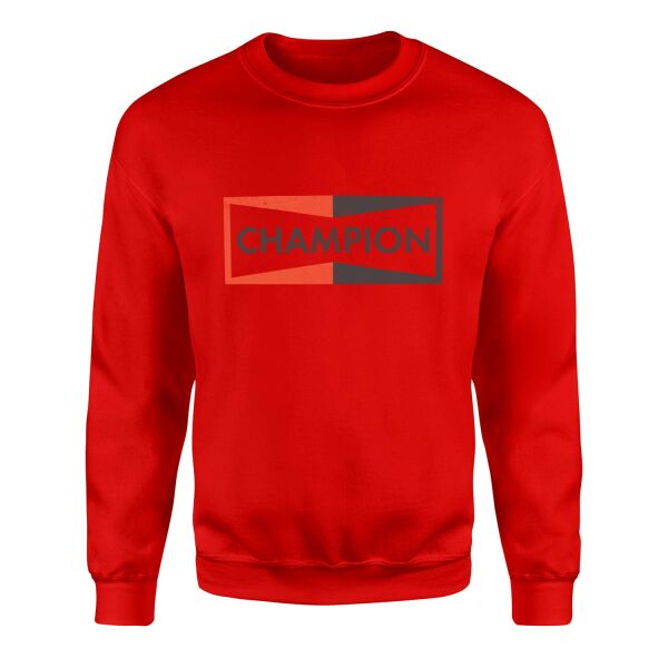 Champion Brad Pitt Sweatshirt S - Kırmızı