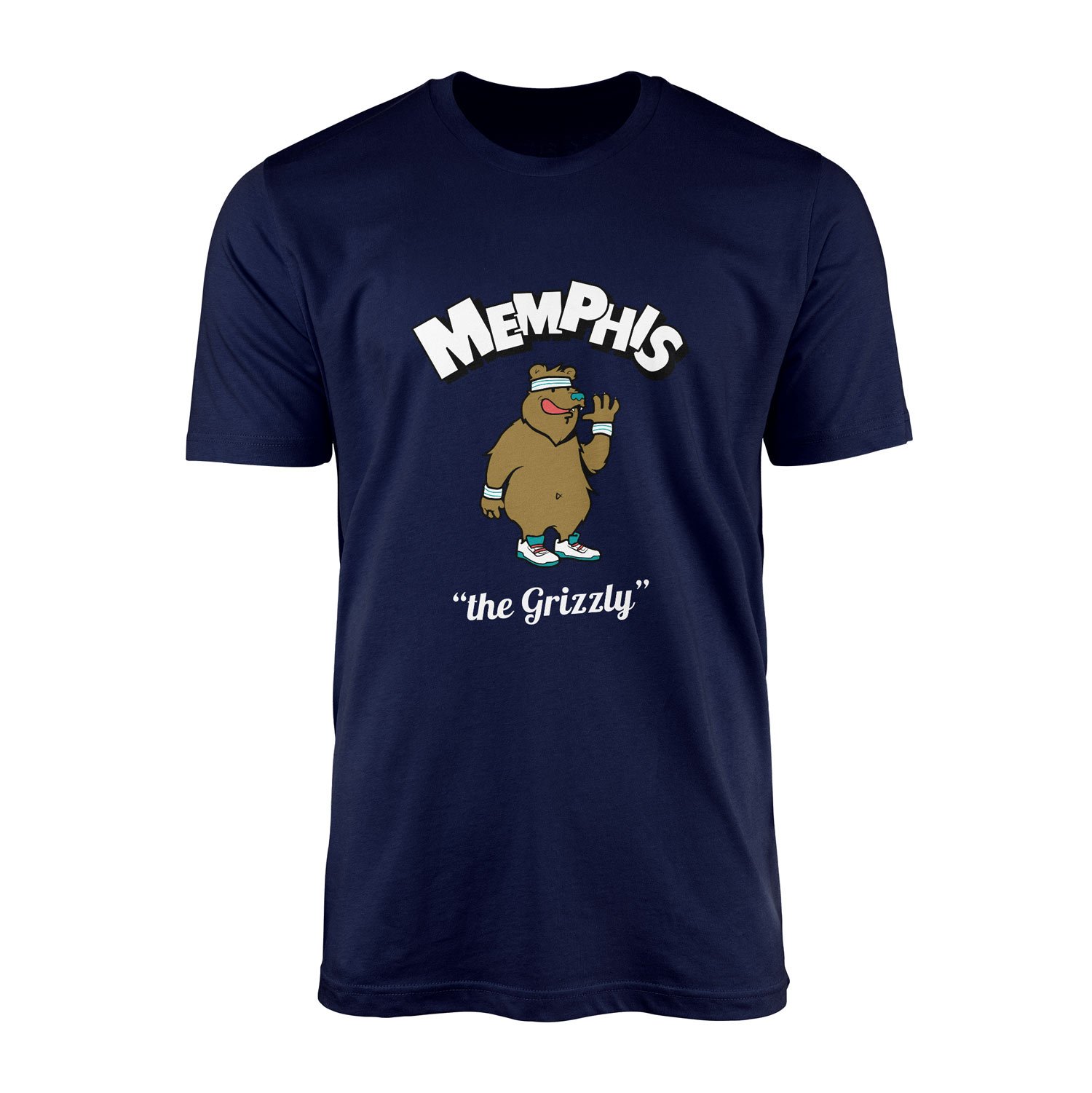 Memphis Cartoon Tişört L - İndigo Mavisi