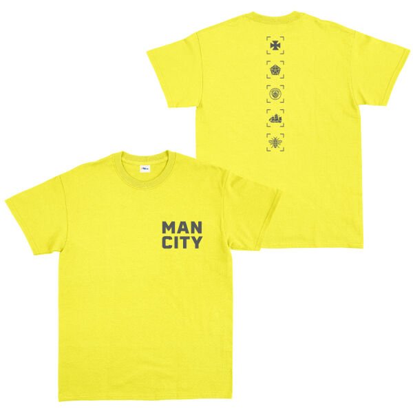 Manchester City Heritage Tişört S - Sarı