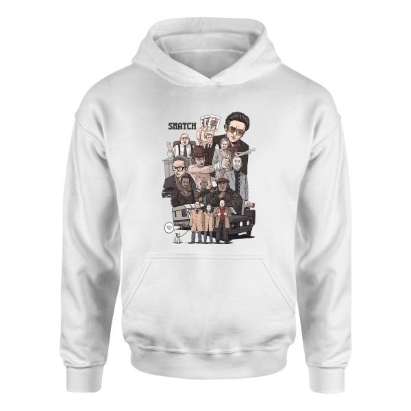 Snatch Movie Hoodie L - Beyaz