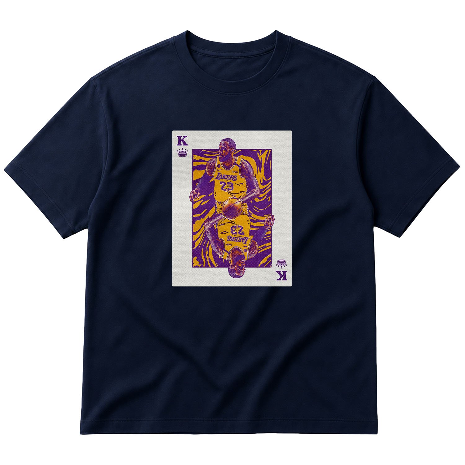 King James Card Oversize Tişört