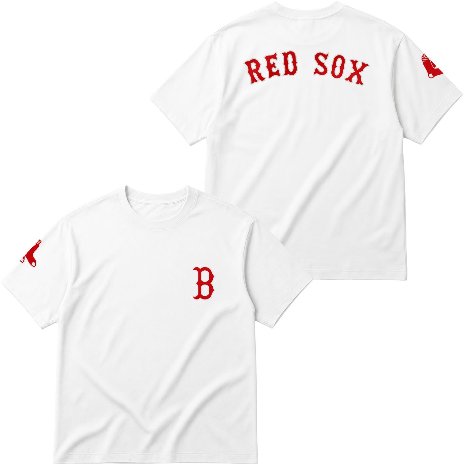 Boston RDSX Oversize Tişört S - Beyaz