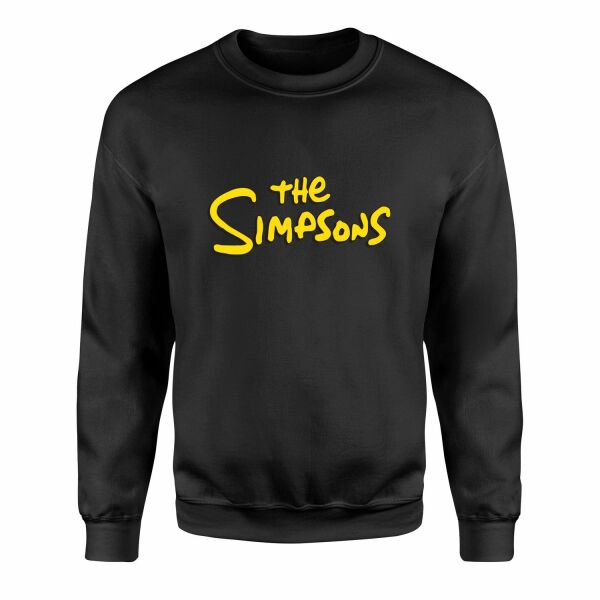 The Simpsons Sweatshirt L - Siyah