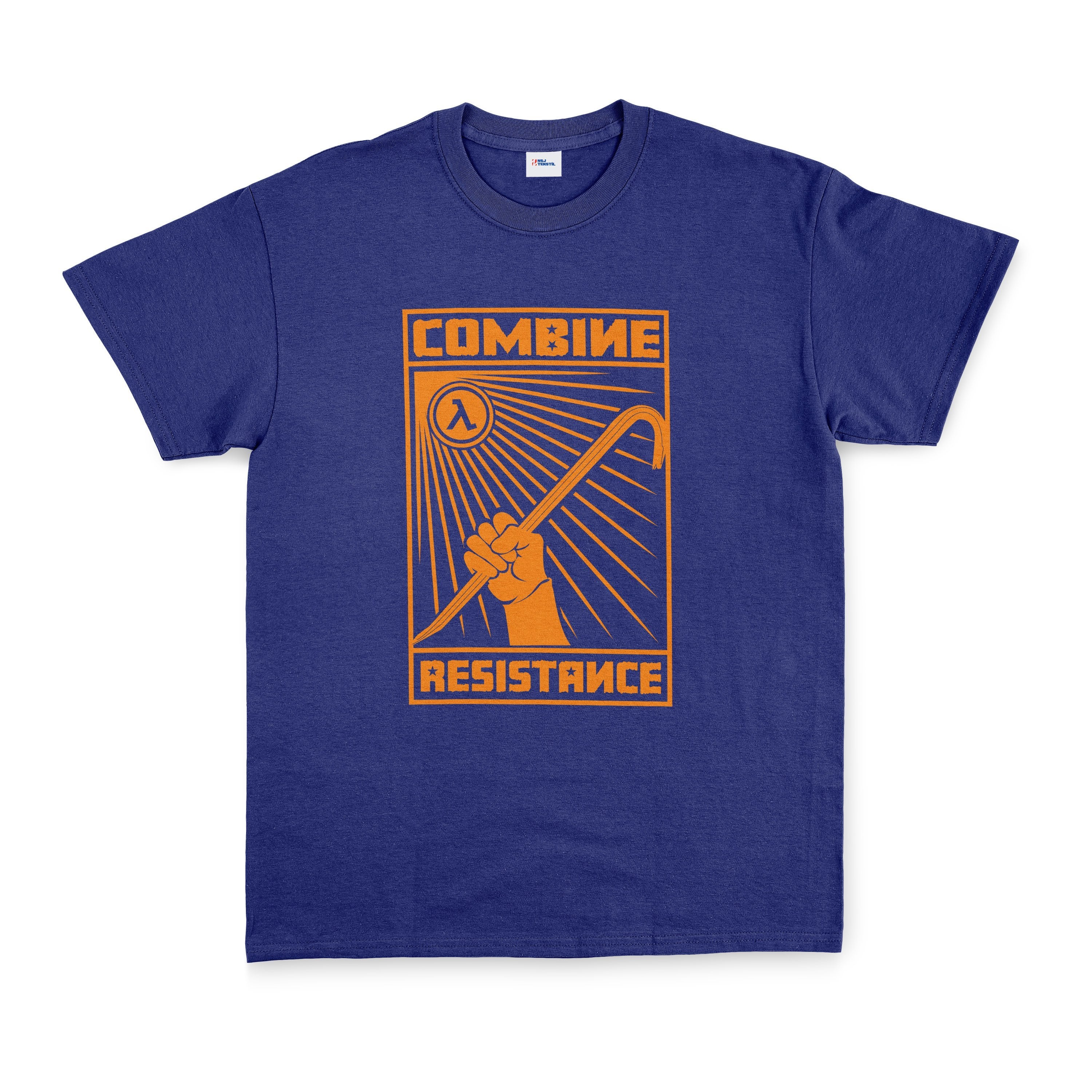 Half-Life Resistance Tişört M - İndigo Mavisi | OUTLET