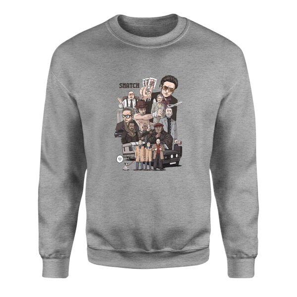 Snatch Movie Sweatshirt XL - Gri