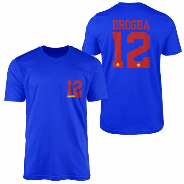 Didier Drogba Forma Tişört XXL - Mavi