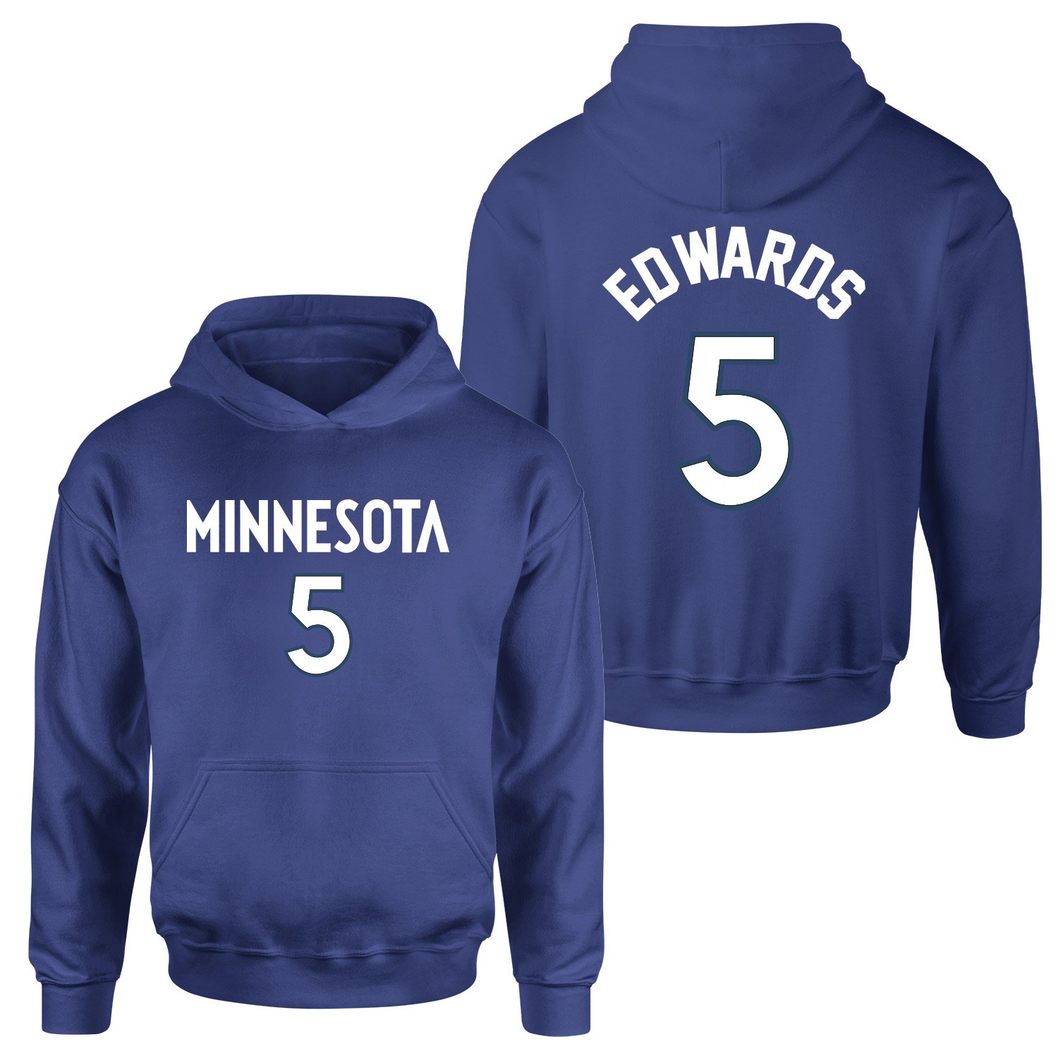 Anthony Edwards Minnesota Jersey Hoodie XL - İndigo Mavisi