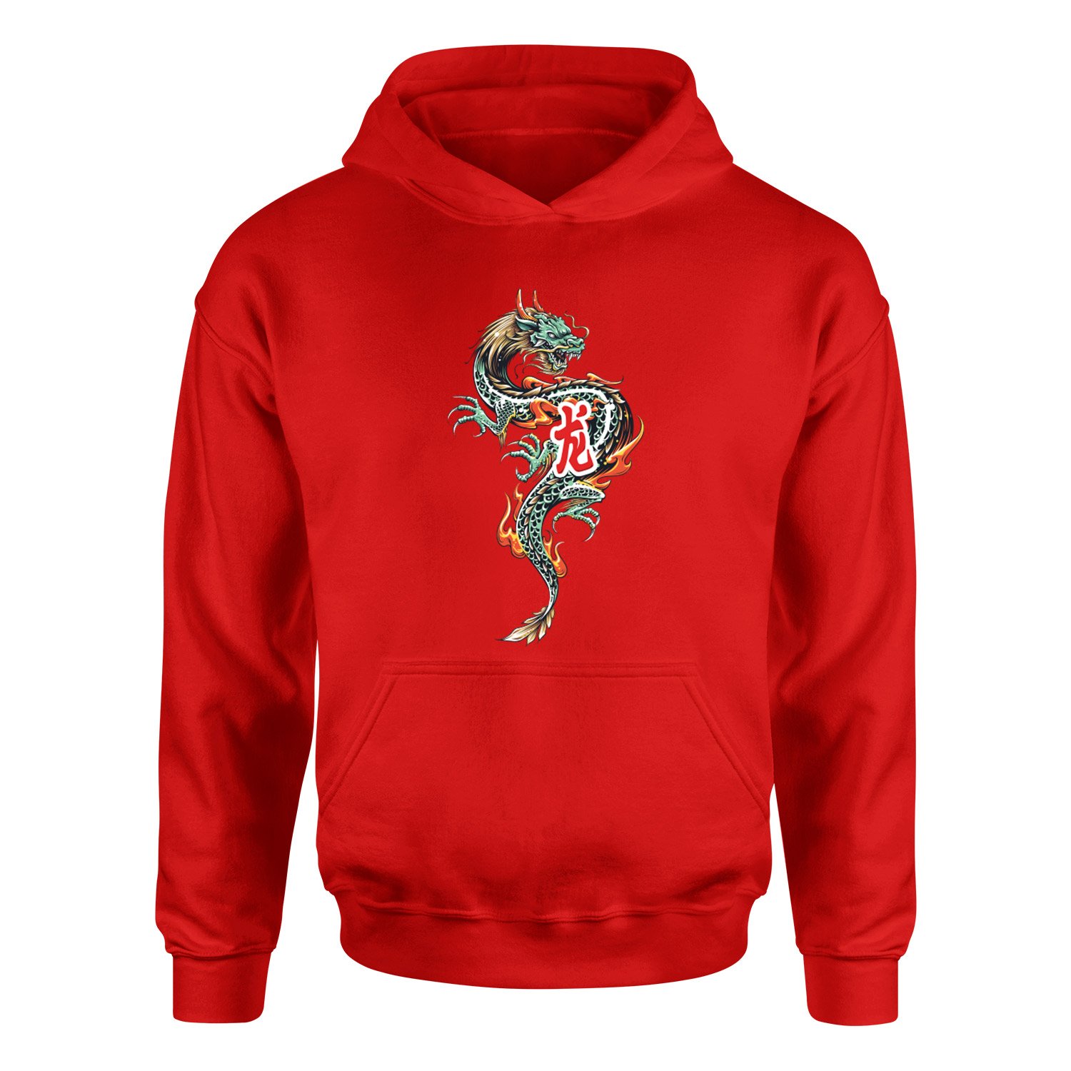 Dragon Hoodie S - Kırmızı