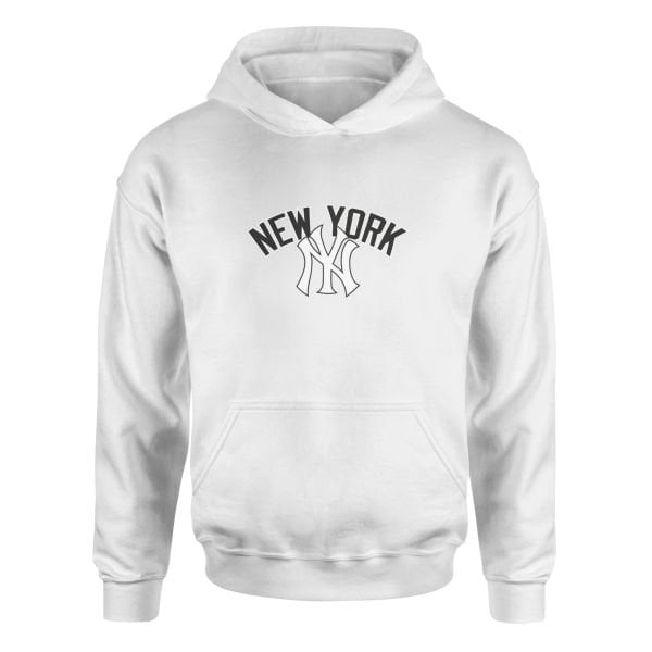 The Yanks Hoodie S - Beyaz