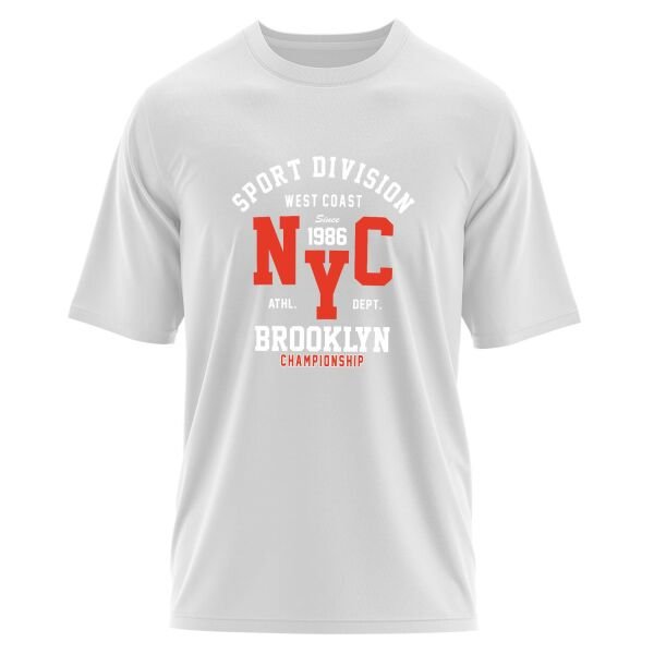 NYC West Coast SD Oversize Tişört M - Beyaz