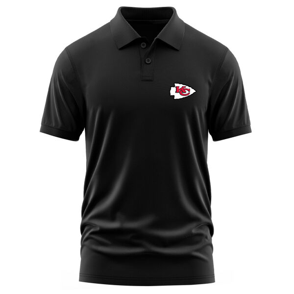 Kansas City Chiefs Polo Tişört S - Siyah