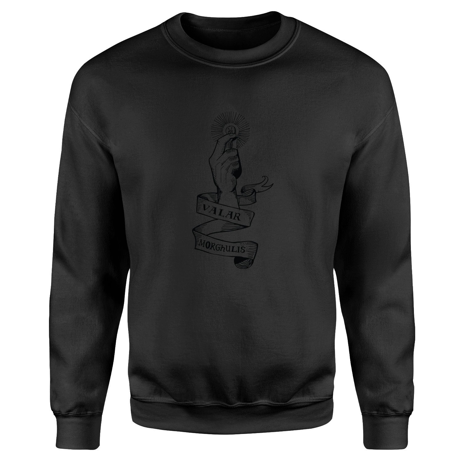 Valar Morghulis Sweatshirt XL - Siyah