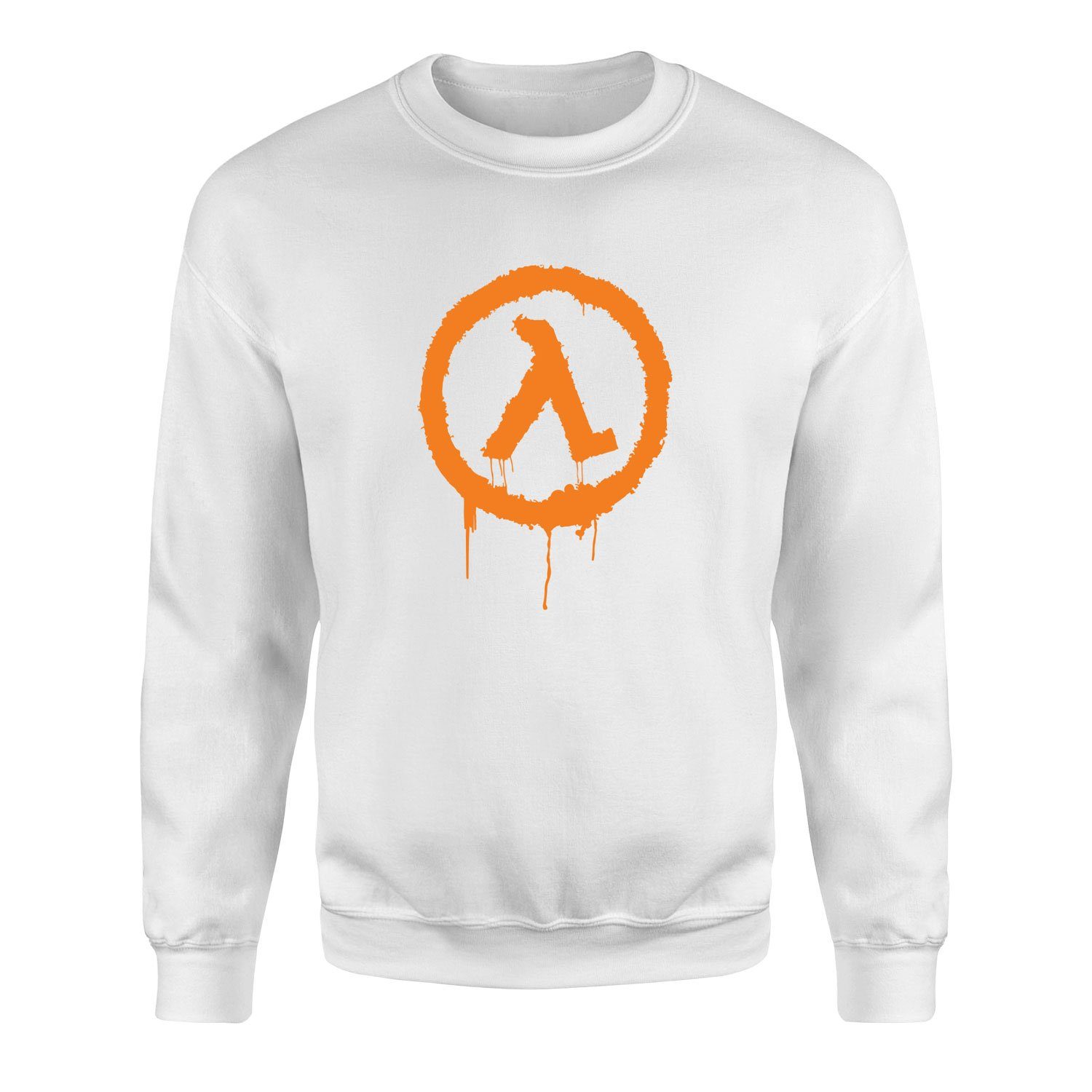 Half-Life Spray Sweatshirt S - Beyaz