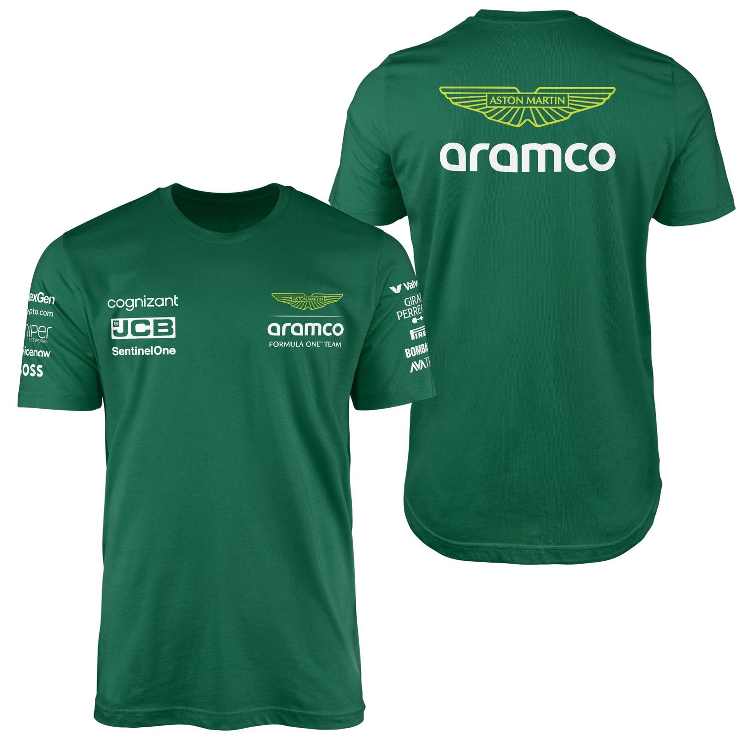 Aston Martin 2024 Teamline Tişört M - Nefti Yeşili