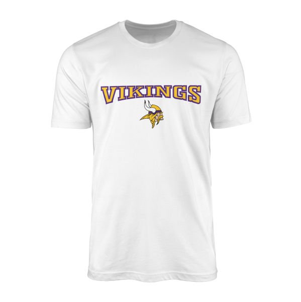 Minnesota VIKINGS B Tişört M - Beyaz