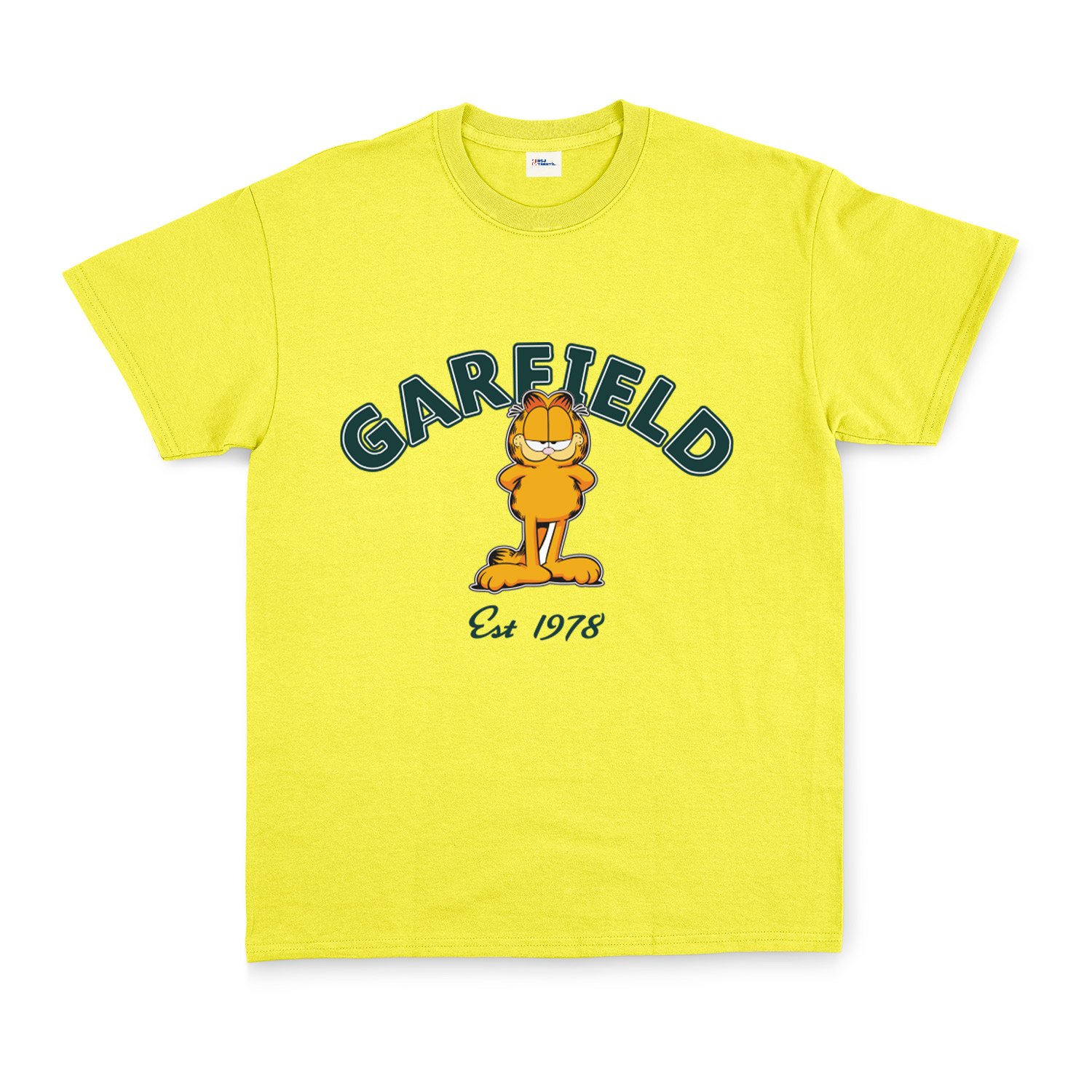 Garfield, est. 1978 Tişört S - Sarı