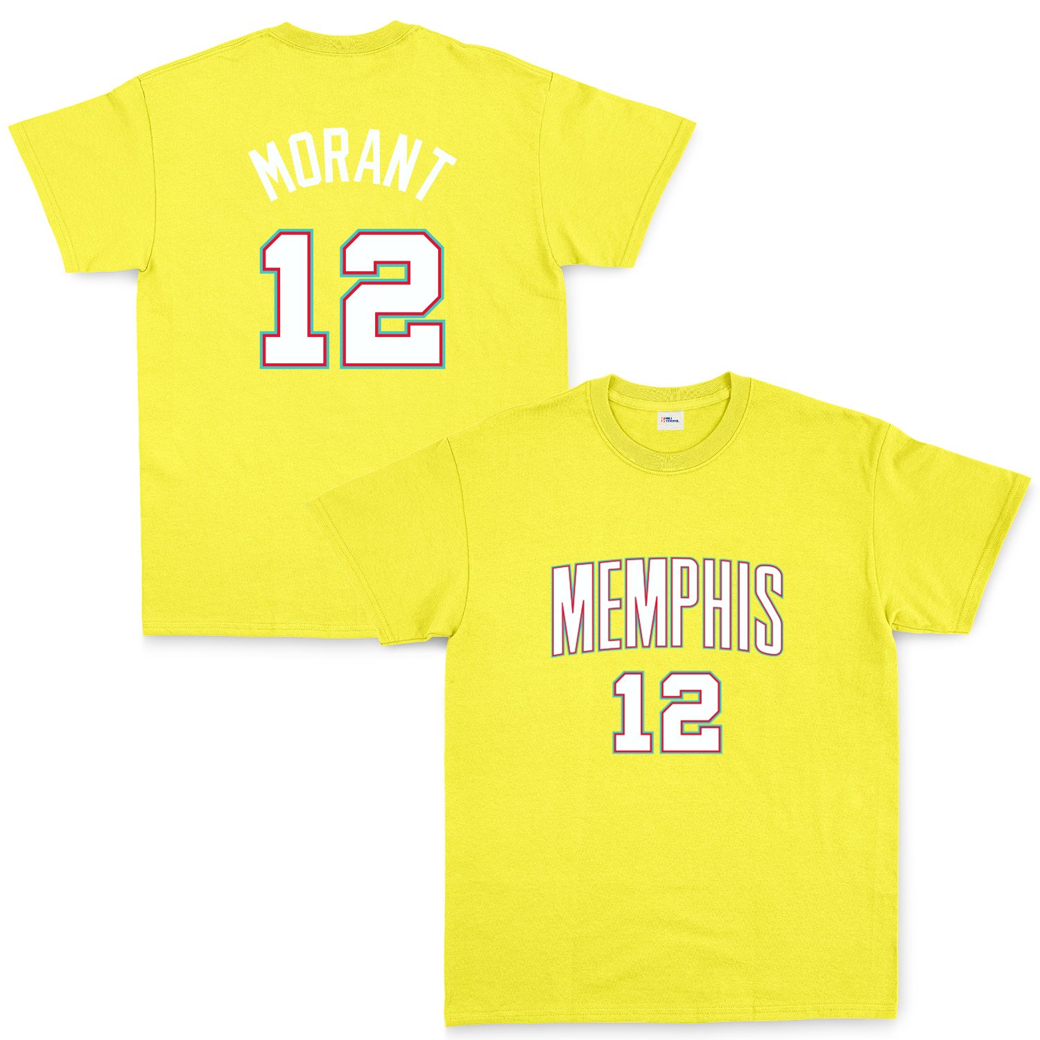 Ja Morant Memphis Forma Tişört XXL - Sarı