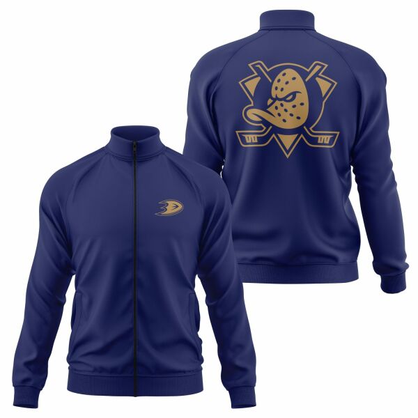 Anaheim Ducks SE Fermuarlı Sweatshirt XL - İndigo Mavisi