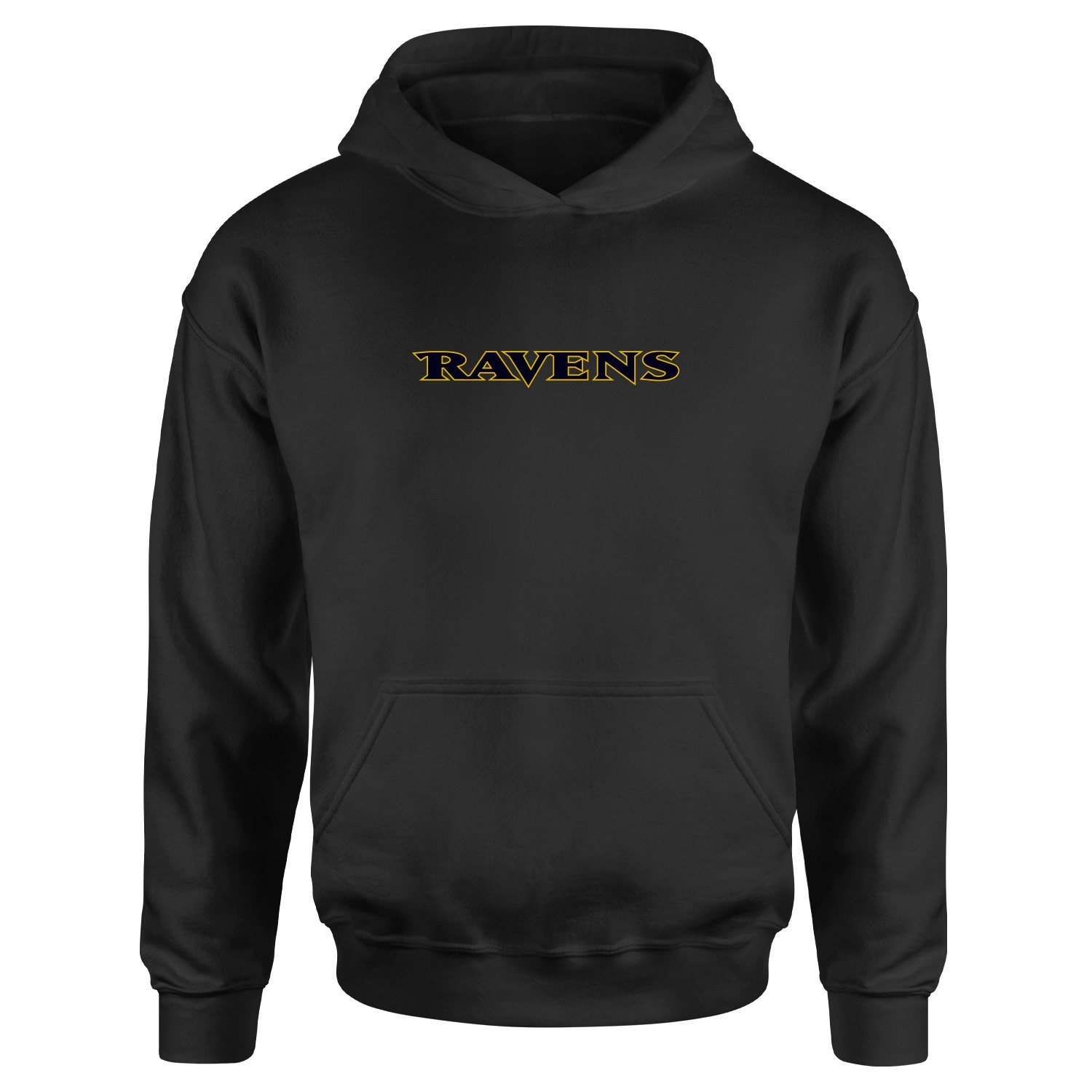 BAL RAVENS Iconic Hoodie XXL - Siyah