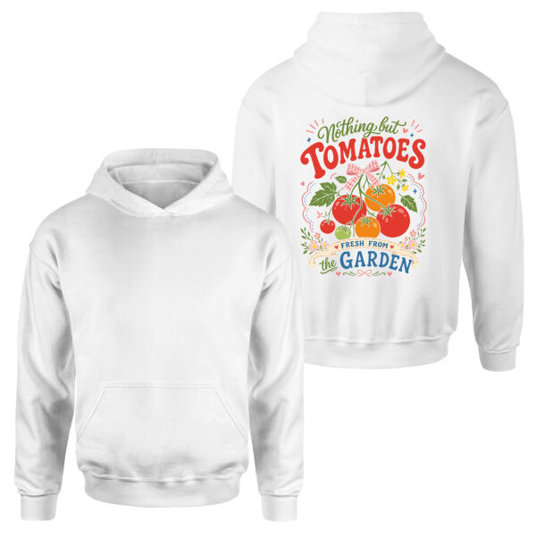 Fresh Tomatoes Hoodie M - Beyaz