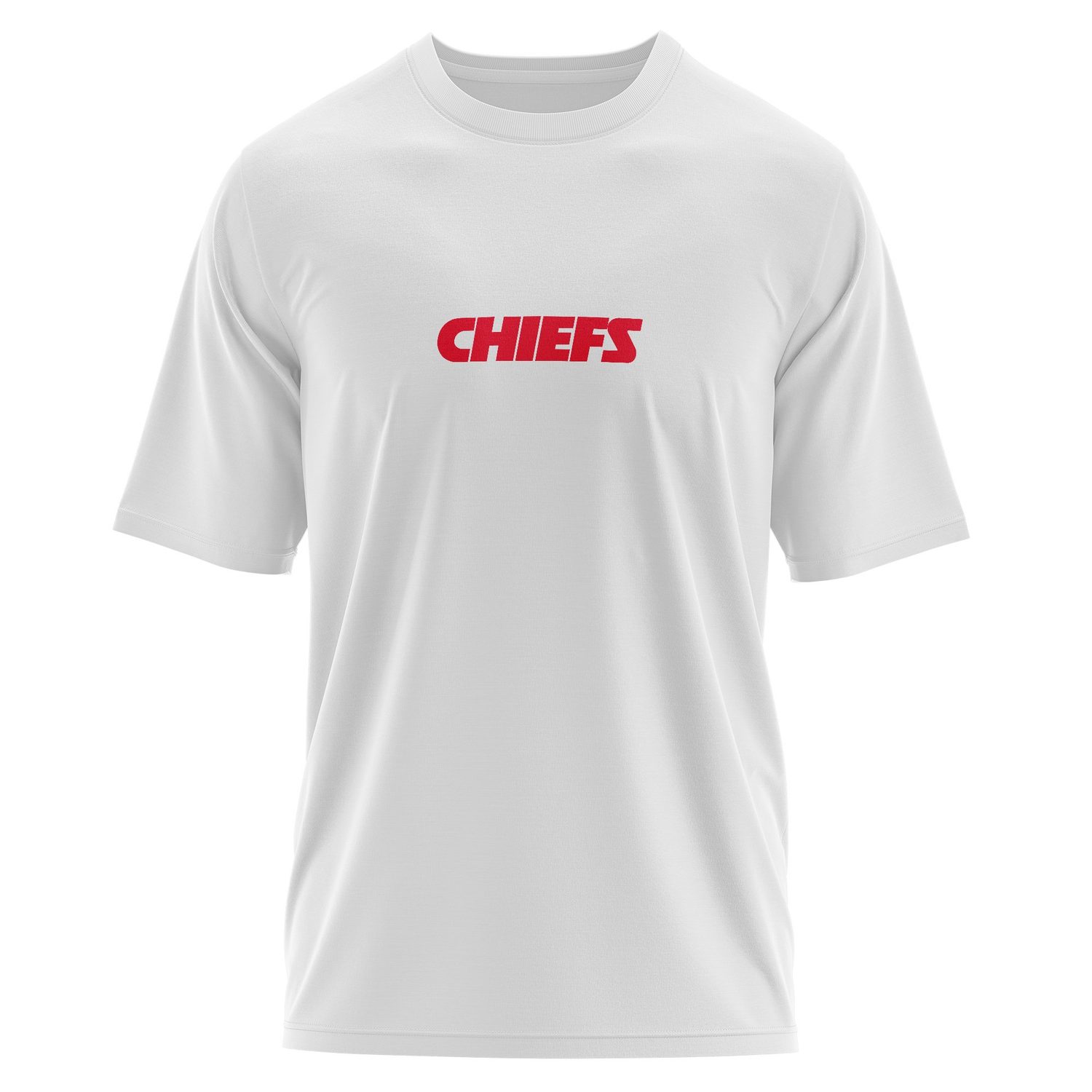 KC CHIEFS Iconic Oversize Tişört S - Beyaz