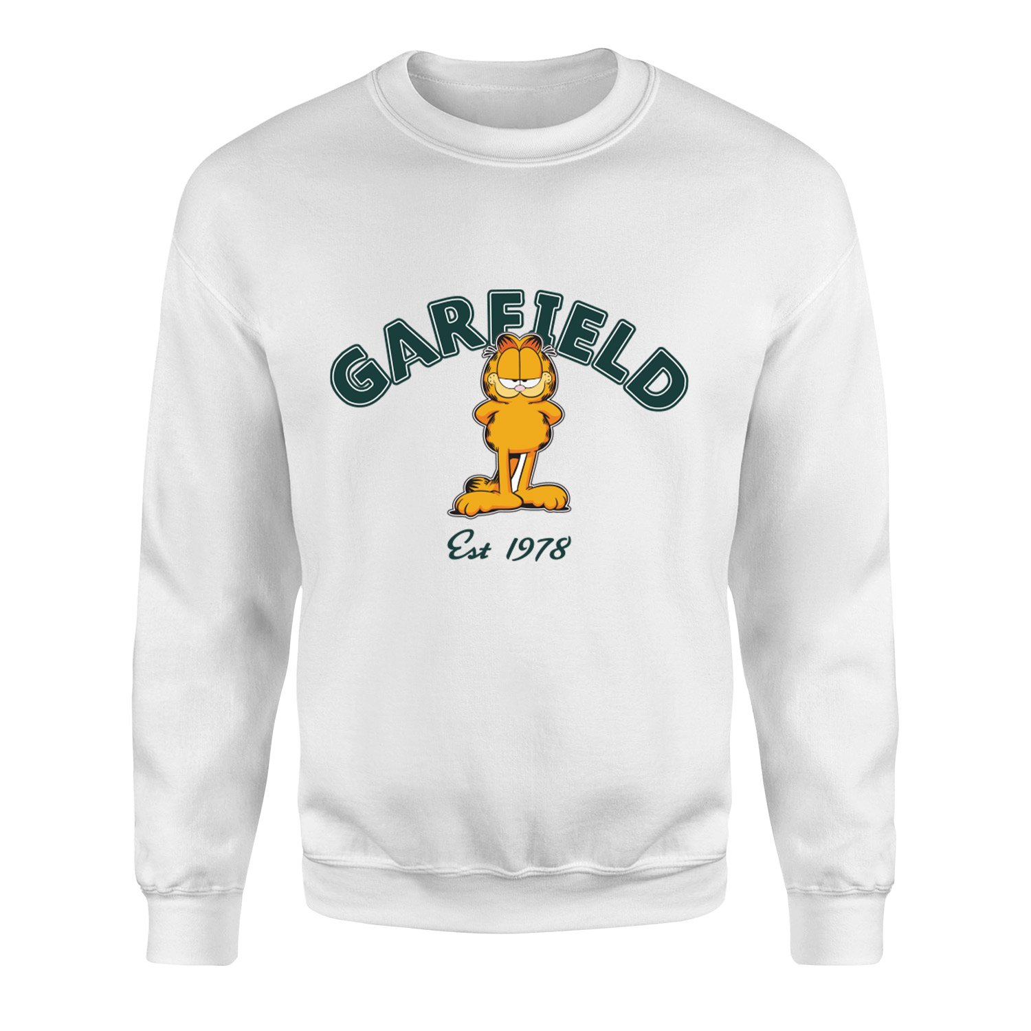 Garfield, est. 1978 Sweatshirt XL - Beyaz