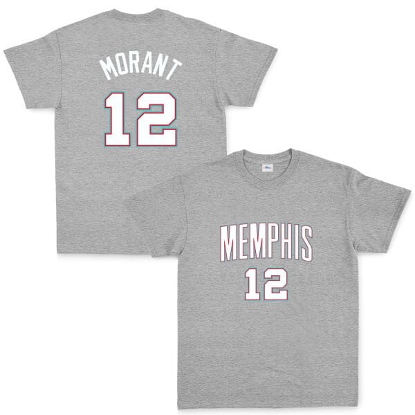 Ja Morant Memphis Forma Tişört S - Gri