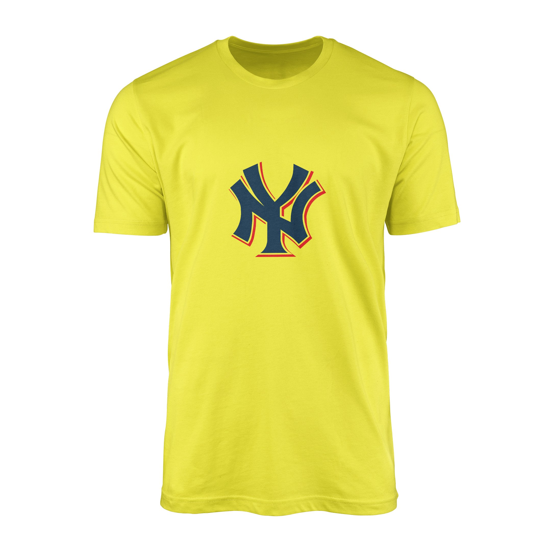 NY Yankees C Tişört XXL - Sarı