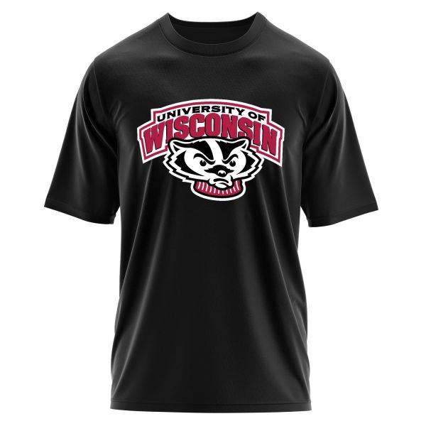 Wisconsin Badgers Oversize Tişört M - Siyah