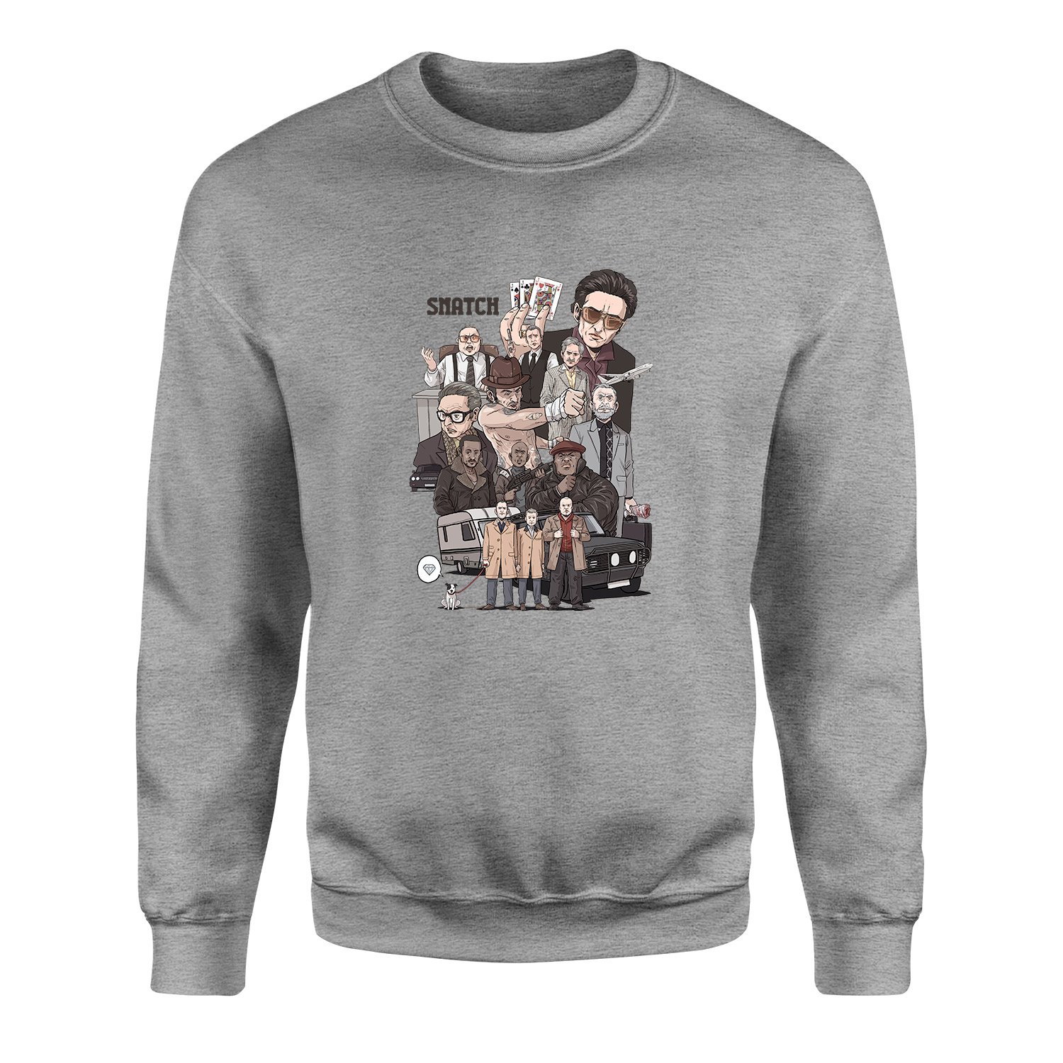 Snatch Movie Sweatshirt XXL - Gri