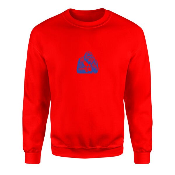 Goril Sweatshirt S - Kırmızı