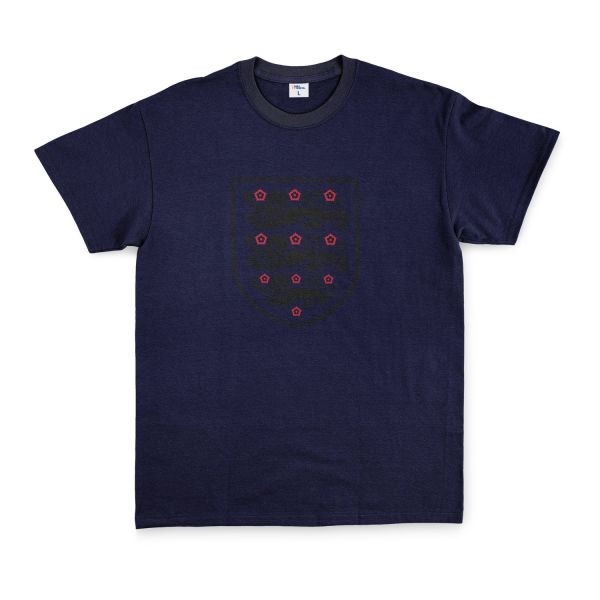 Three Lions Shield Tişört XXL - İndigo Mavisi