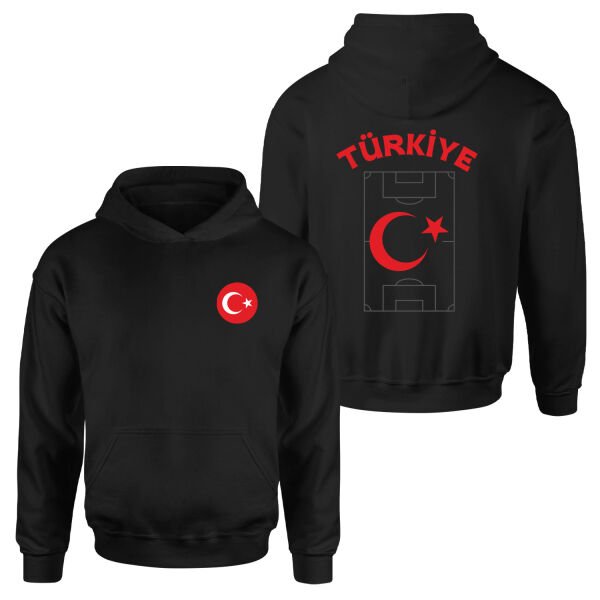 Türkiye Dünya Kupası 2026 Hoodie L - Siyah