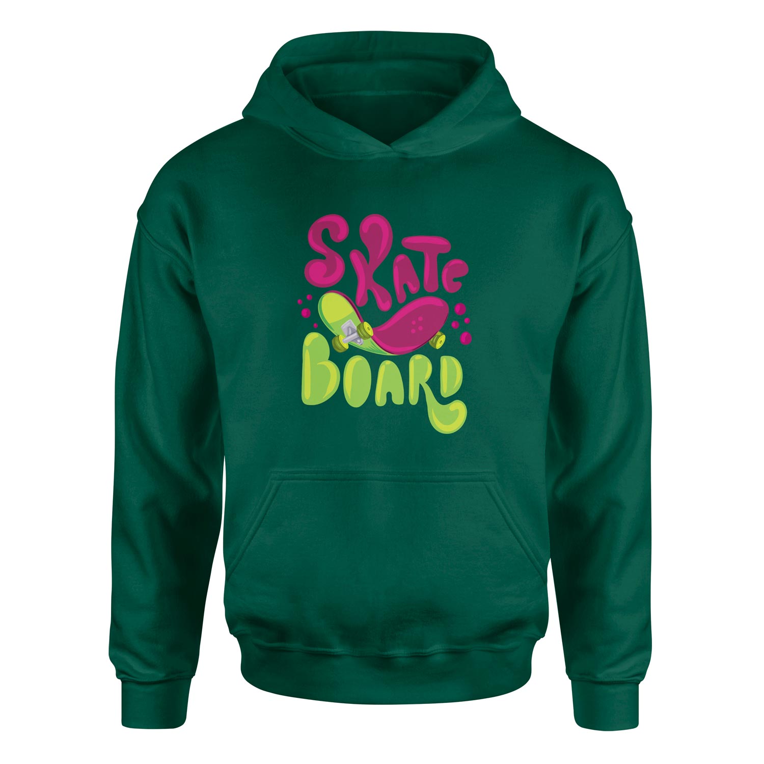 Dripping Skate Hoodie XXL - Nefti Yeşili