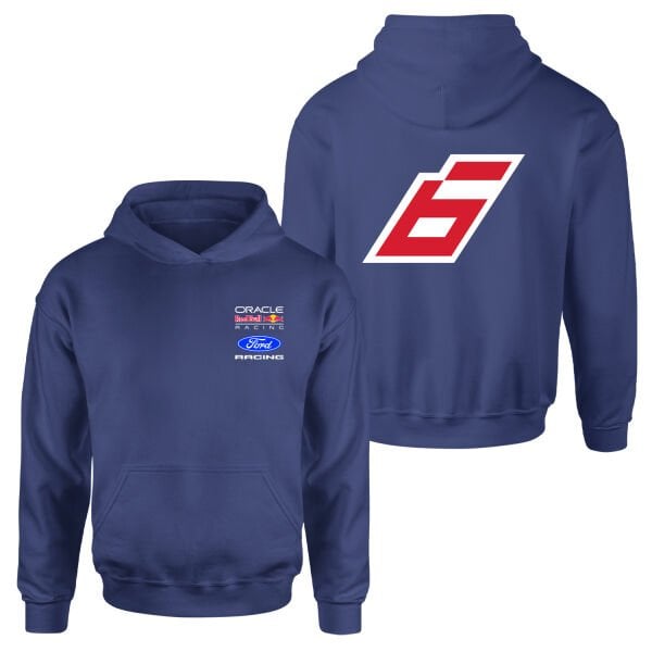Isack Hadjar Red Bull Jersey Hoodie M - İndigo Mavisi