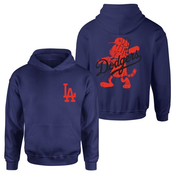 LA Dodgers x GRFLD Hoodie S - İndigo Mavisi