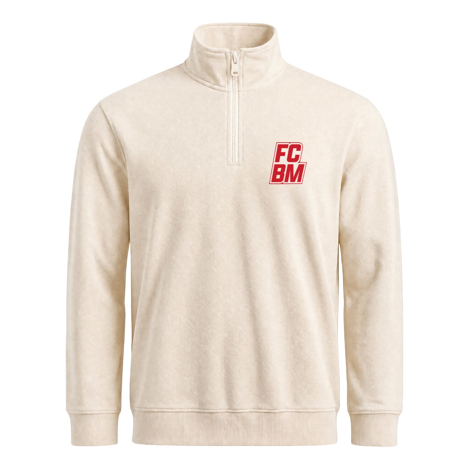 FC Bayern München FCBM Yarım Fermuarlı Sweatshirt