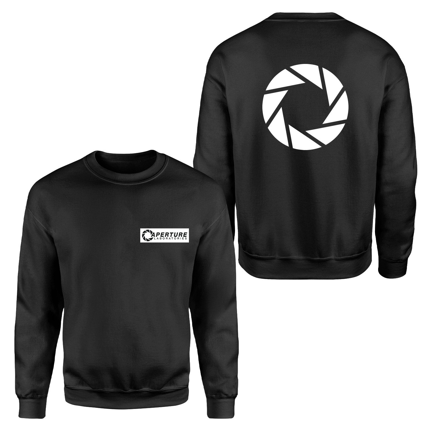 Aperture Laboratories Sweatshirt S - Siyah