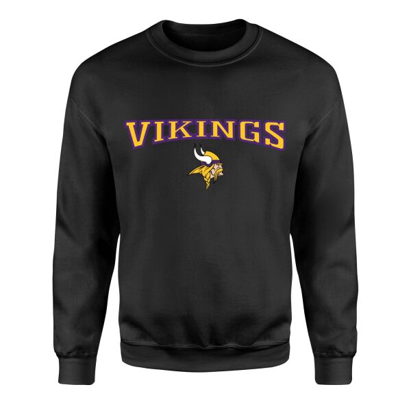 Minnesota VIKINGS B Sweatshirt L - Siyah