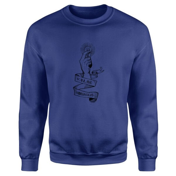 Valar Morghulis Sweatshirt M - İndigo Mavisi