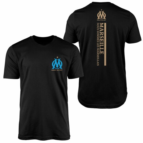 Olympique Marseille Tişört S - Siyah