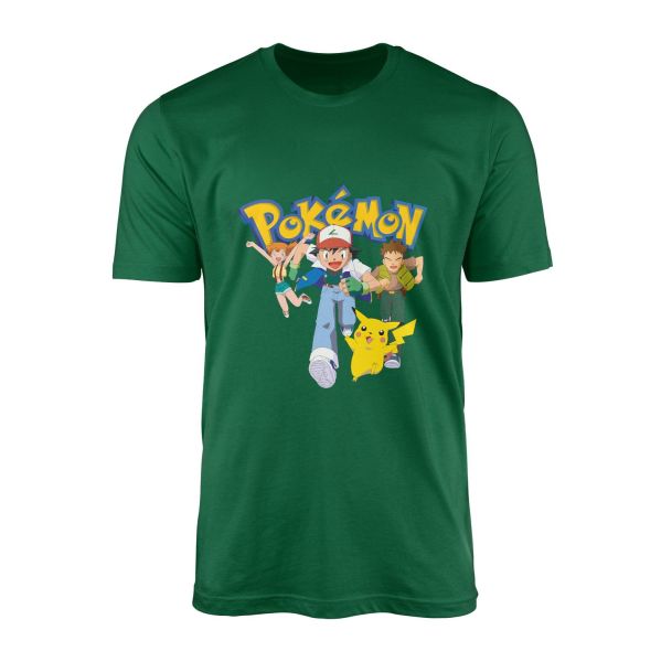 Pokemon Gotta Catch ’em All Tişört L - Nefti Yeşili