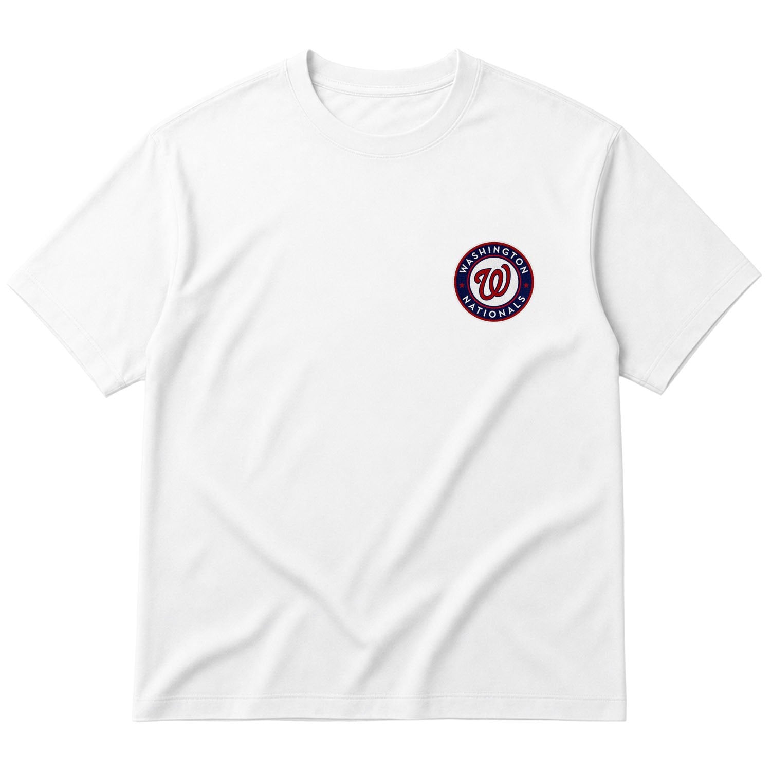Washington Nationals Oversize Tişört XL - Beyaz