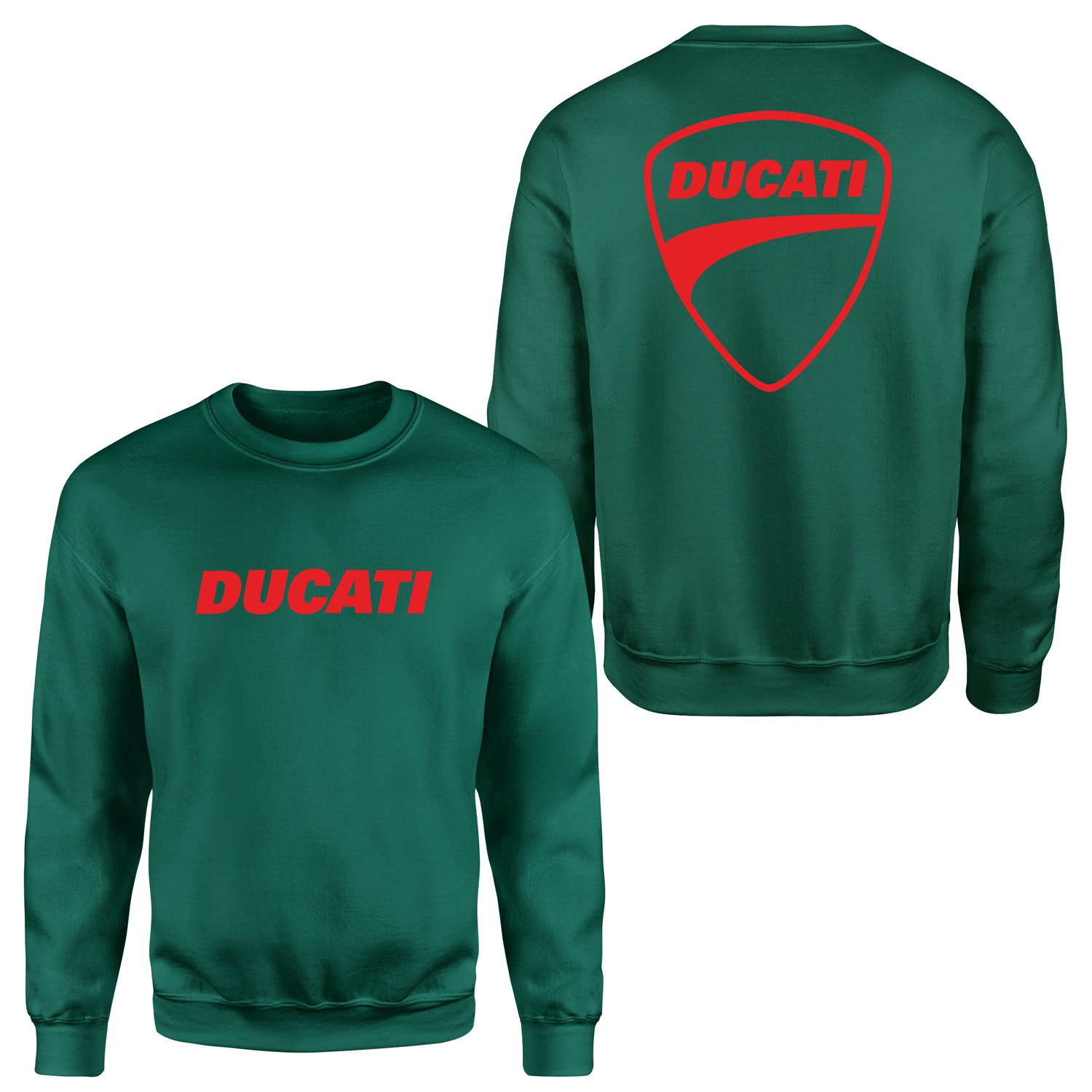 Ducati Italian Thunder Sweatshirt XL - Nefti Yeşili