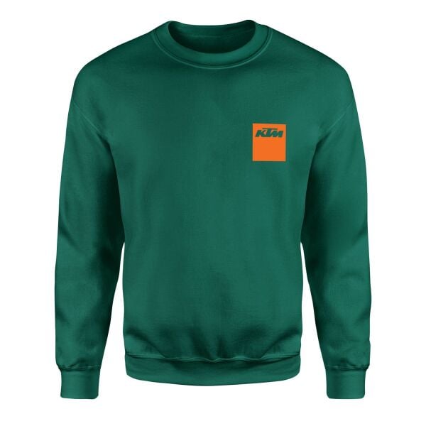 KTM Badge Sweatshirt XL - Nefti Yeşili | OUTLET