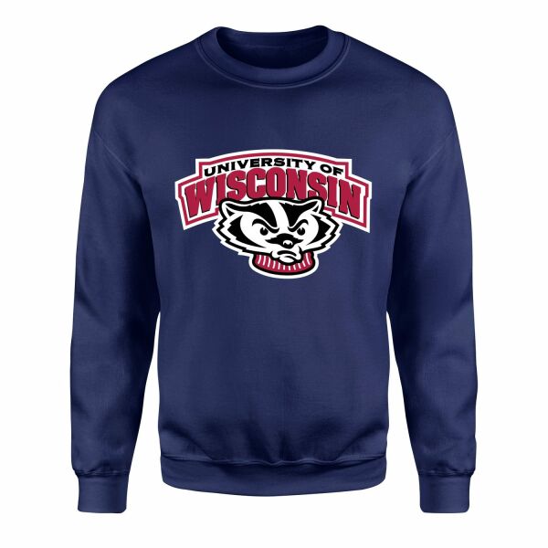 Wisconsin Badgers Sweatshirt M - İndigo Mavisi