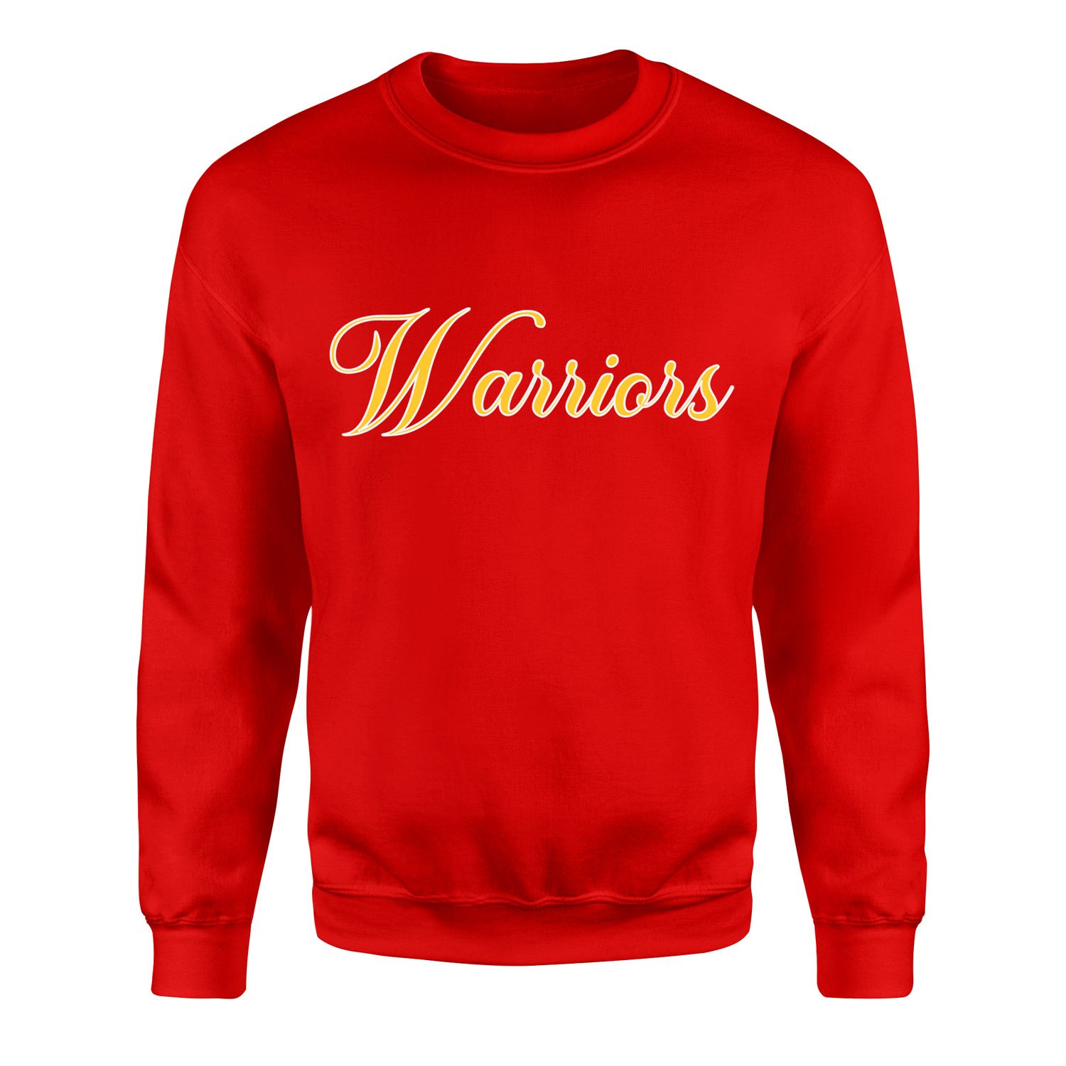 Warriors Cursive Sweatshirt S - Kırmızı